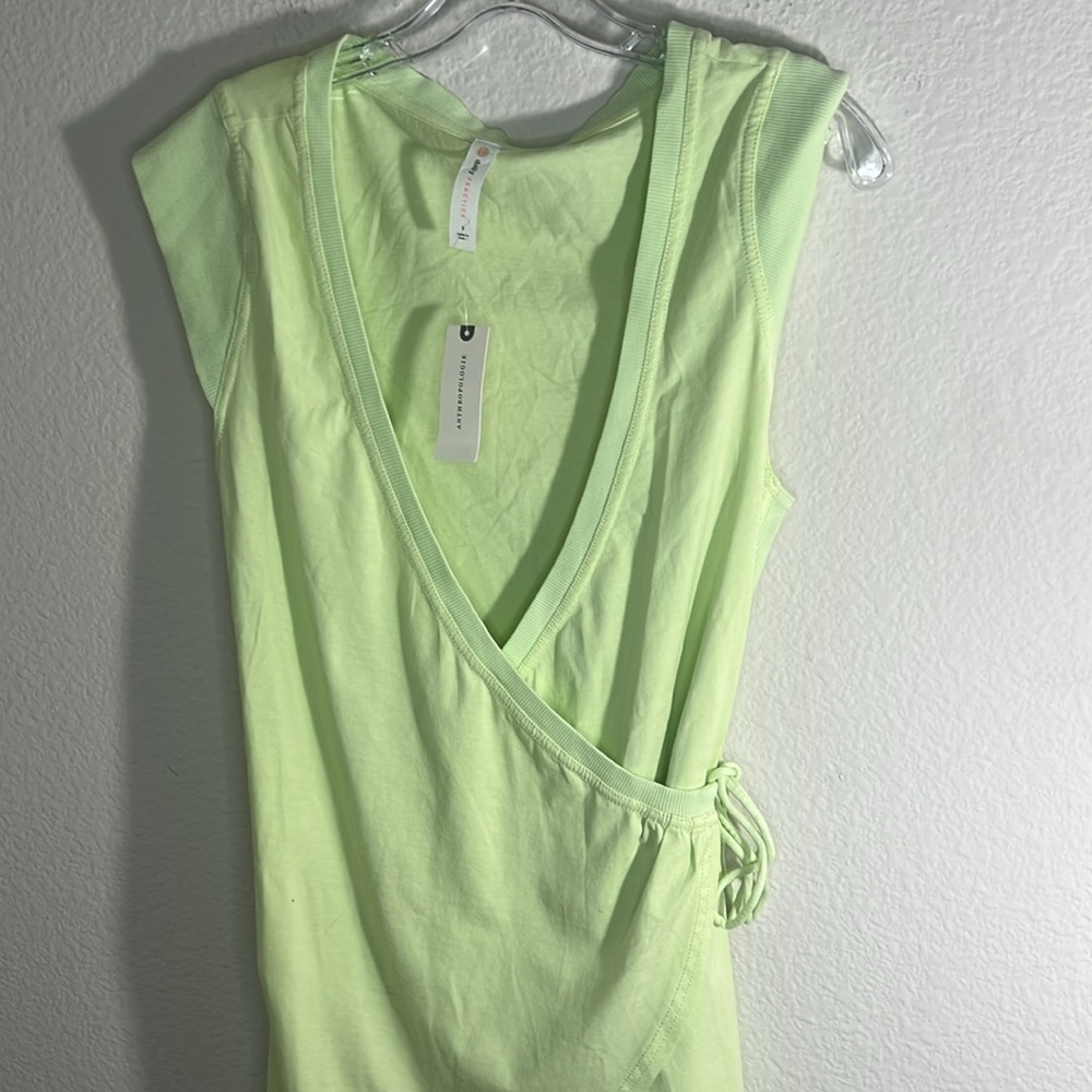 Anthropologie women’s mini dress Daily Practice V-Neck cotton NWT summer vacay - Picture 5 of 16